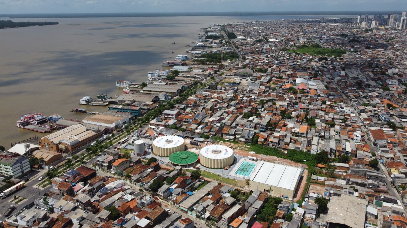 A UsiPaz Guamá fica localizada à beira do Rio Guamá. (Foto: Augusto Miranda / Ag. Pará)