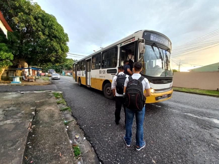 Os passageiros do transporte público de Belém já pagam a tarifa de R$4,00. (Foto: Ascom Semob)