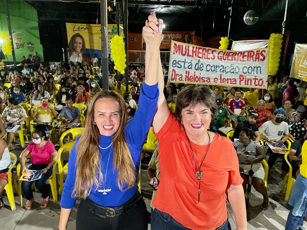 Lena Pinto e Dra. Heloisa lançaram as suas pré-candidaturas. (Foto: Mayara Andoke)