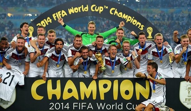 Seleção alemã campeã da Copa do Mundo em 2014. (Foto: Divulgação)