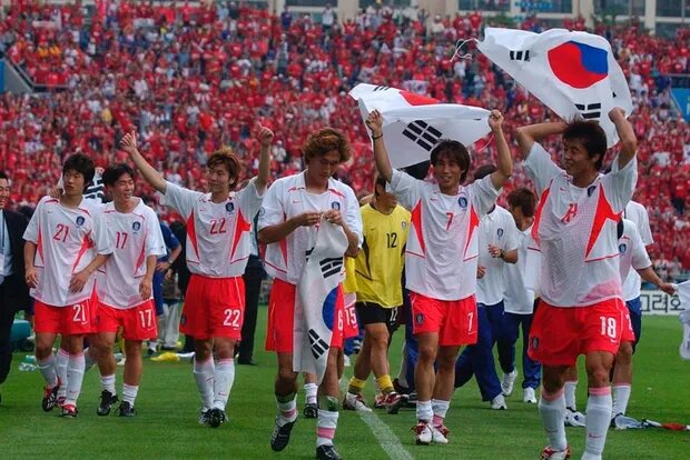 Em 2002, a Coreia do Sul fez história e terminou a Copa do Mundo em 4º lugar.(Foto: Koreia Times)