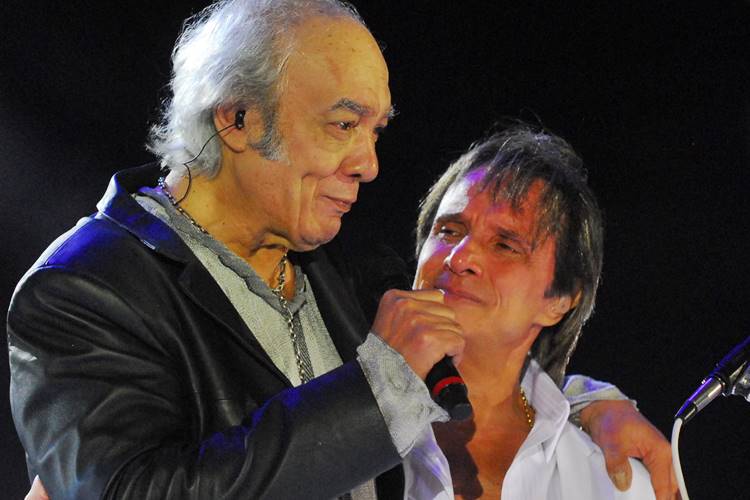 Erasmo Carlos e Roberto Carlos fizeram uma das maiores duplas da música brasileira. (Foto: João Miguel Jr / TV Globo) 